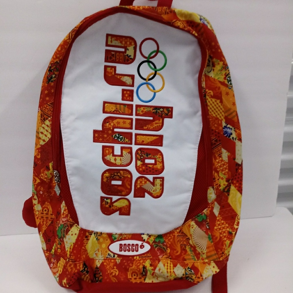 Red and White Women's Backpack